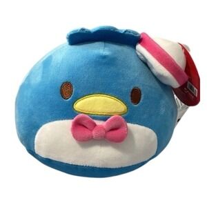 Sanrio Tuxedo Sam Dumpling Plush Kids 7" Blue Excellent Hello Kitty Friends